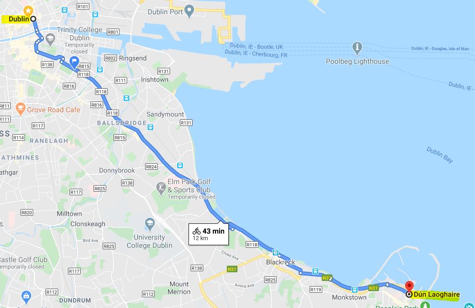3 Easy Cycle routes in and around Dublin- Staycation in Ireland 2020